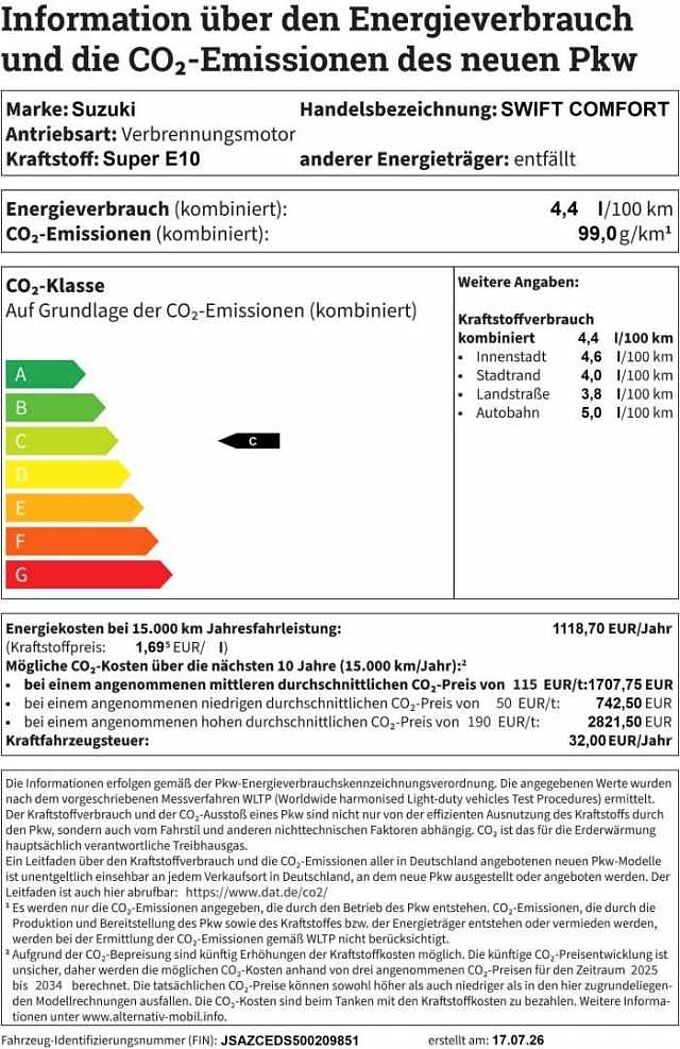 Suzuki Swift COMFORT HYBRID +Garantie+Navi+LED+
